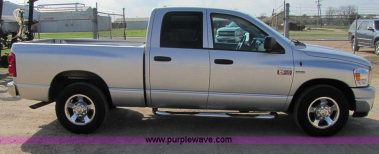 image for item B2263 2008 Dodge Ram 2500 quad cab pickup truck