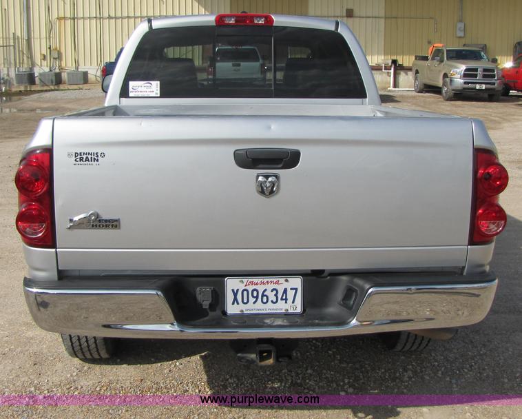 image for item B2263 2008 Dodge Ram 2500 quad cab pickup truck