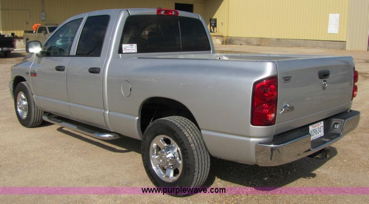 image for item B2263 2008 Dodge Ram 2500 quad cab pickup truck