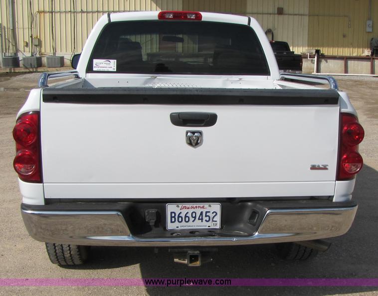 image for item B2264 2007 Dodge Ram 1500 quad cab pickup truck