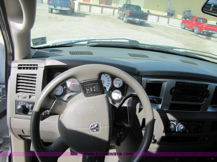 image for item B2264 2007 Dodge Ram 1500 quad cab pickup truck