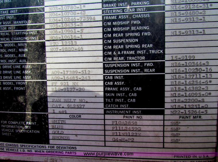 image for item B7210 1974 Freightliner semi truck