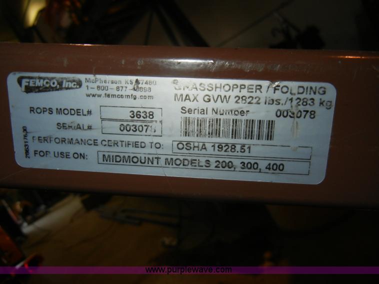 image for item C4247 Grasshopper 430D ZTR mower