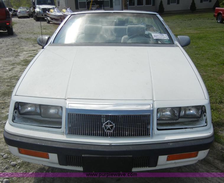 image for item C4407 1991 Chrysler LeBaron convertible