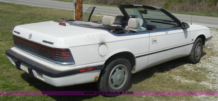 image for item C4407 1991 Chrysler LeBaron convertible