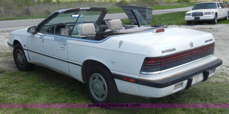 image for item C4407 1991 Chrysler LeBaron convertible