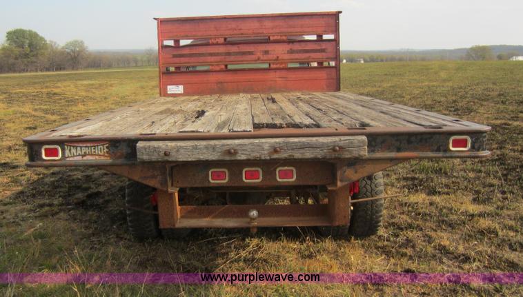 image for item C5420 1983 Chevrolet K30 flatbed truck