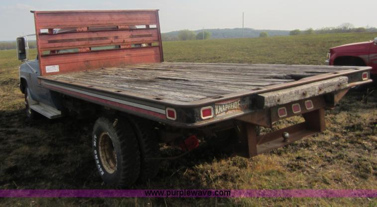 image for item C5420 1983 Chevrolet K30 flatbed truck