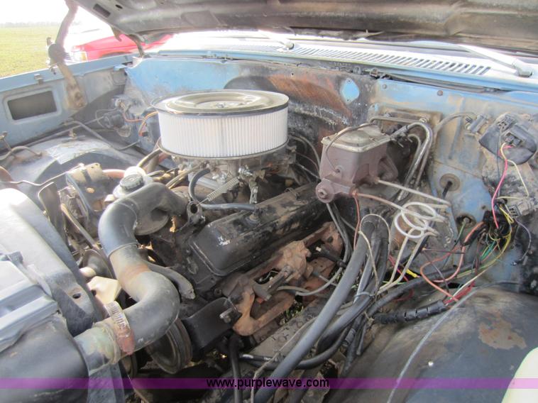 image for item C5420 1983 Chevrolet K30 flatbed truck