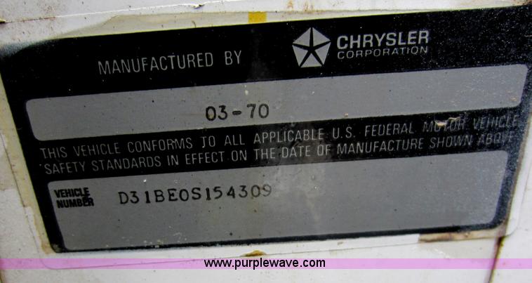 image for item C5432 1970 Dodge 300 pickup truck