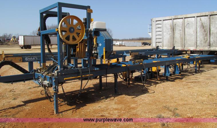 image for item D3079 2005 Baker Blue Streak stationary band sawmill