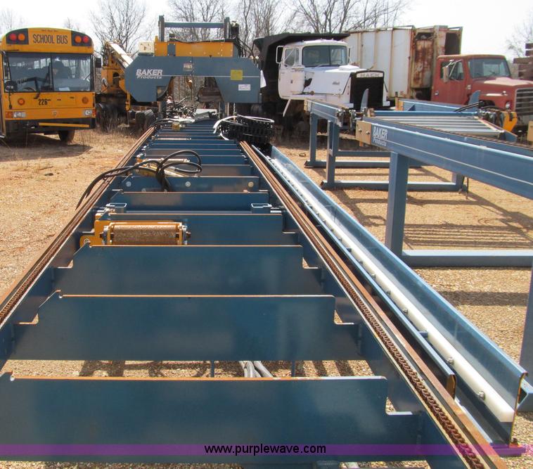 image for item D3079 2005 Baker Blue Streak stationary band sawmill