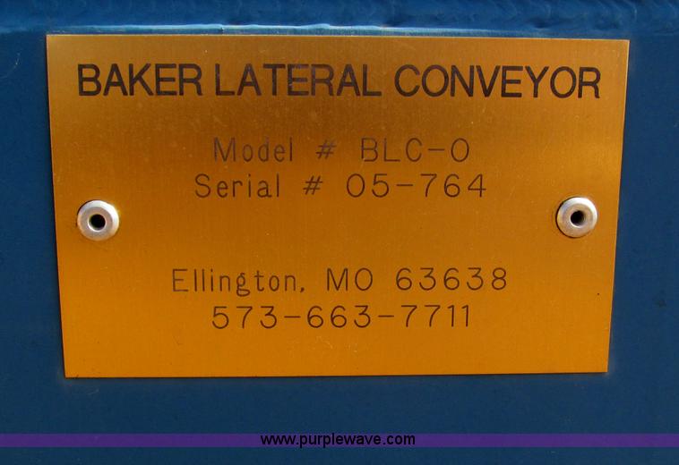 image for item D3079 2005 Baker Blue Streak stationary band sawmill