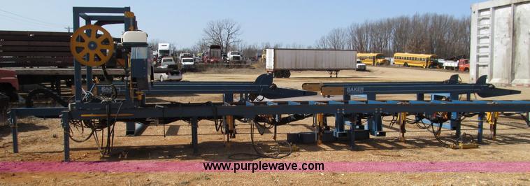 image for item D3079 2005 Baker Blue Streak stationary band sawmill