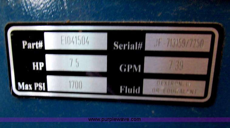 image for item D3079 2005 Baker Blue Streak stationary band sawmill