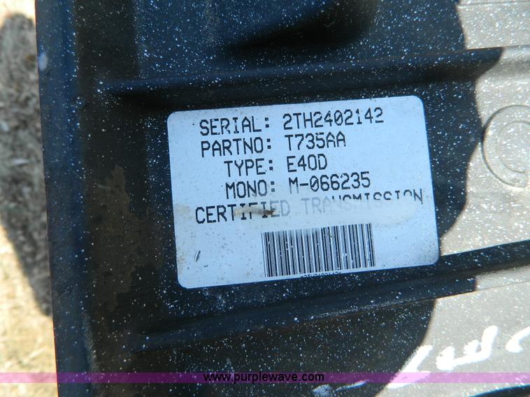 image for item E9474 Type E40D transmission
