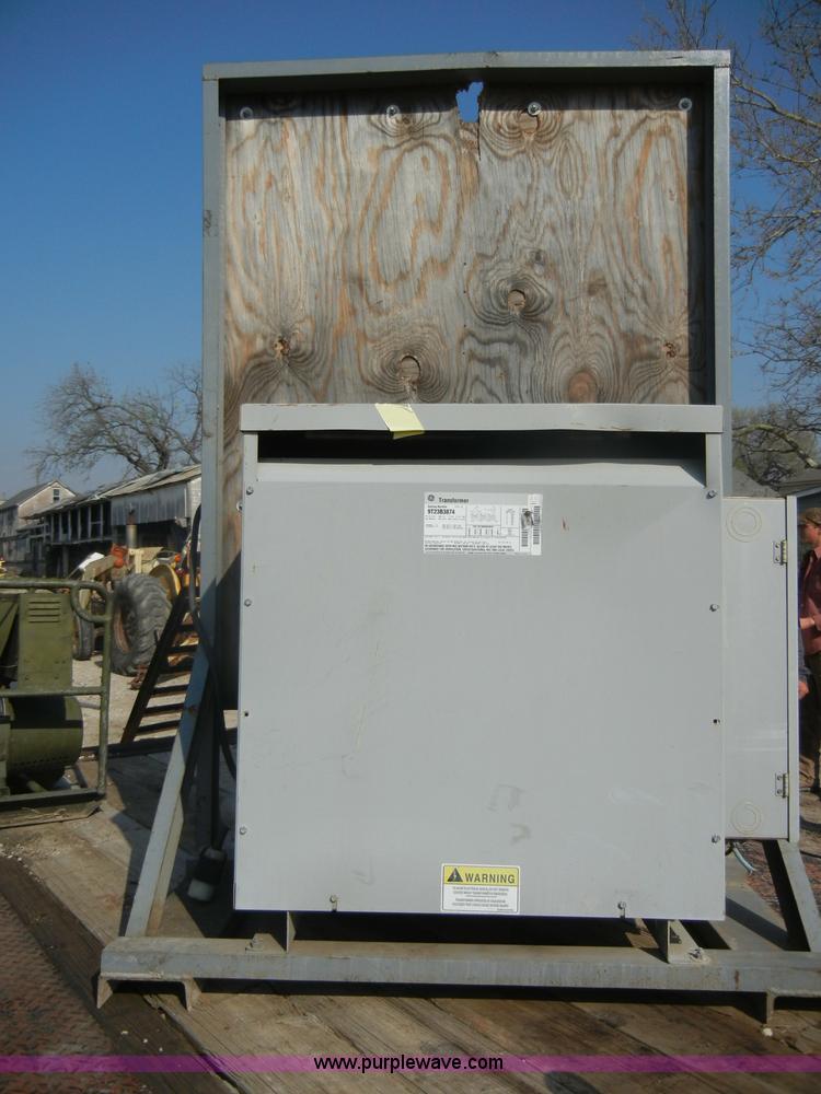 image for item U9985 GE 75 KVA dry type transformer