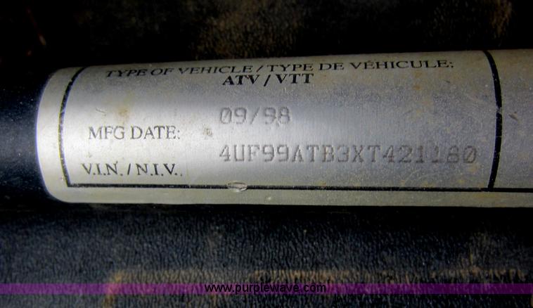 image for item V9027 1999 Artic Cat 250 ATV