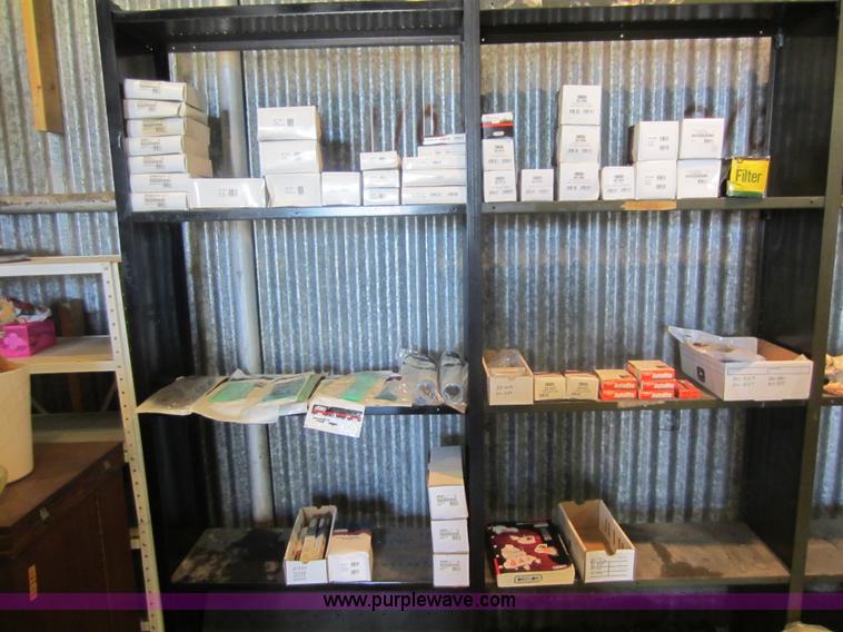 image for item V9033 Assorted air filters, Oregon chainsaw bars, mower blades, and other parts