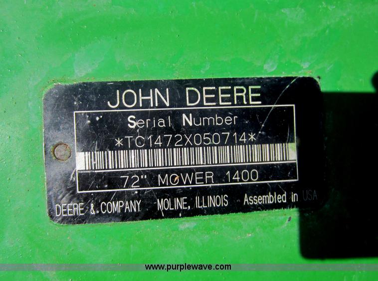 image for item V9034 2004 John Deere 1435 Series II lawn mower