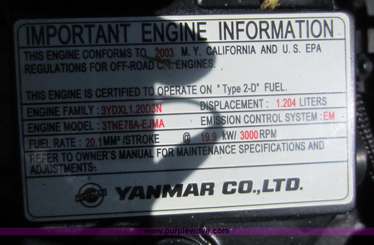 image for item V9035 2004 John Deere 1445 lawn mower