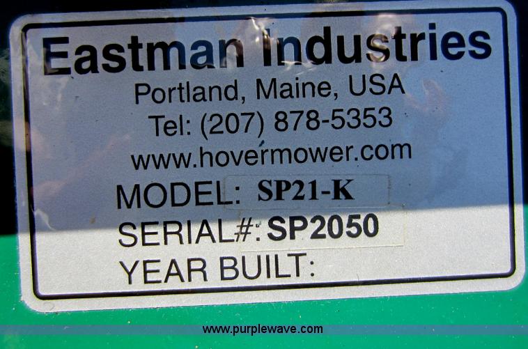 image for item V9037 2009 Eastman SP21-K commercial walk behind mower
