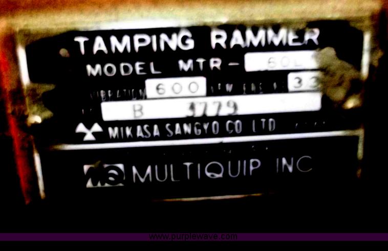 image for item B9184 MultiQuip Makasa tamping rammer