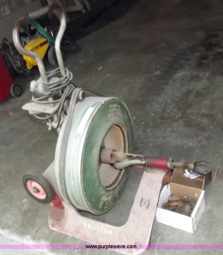 image for item B9186 Spartan 100' electric sewer auger