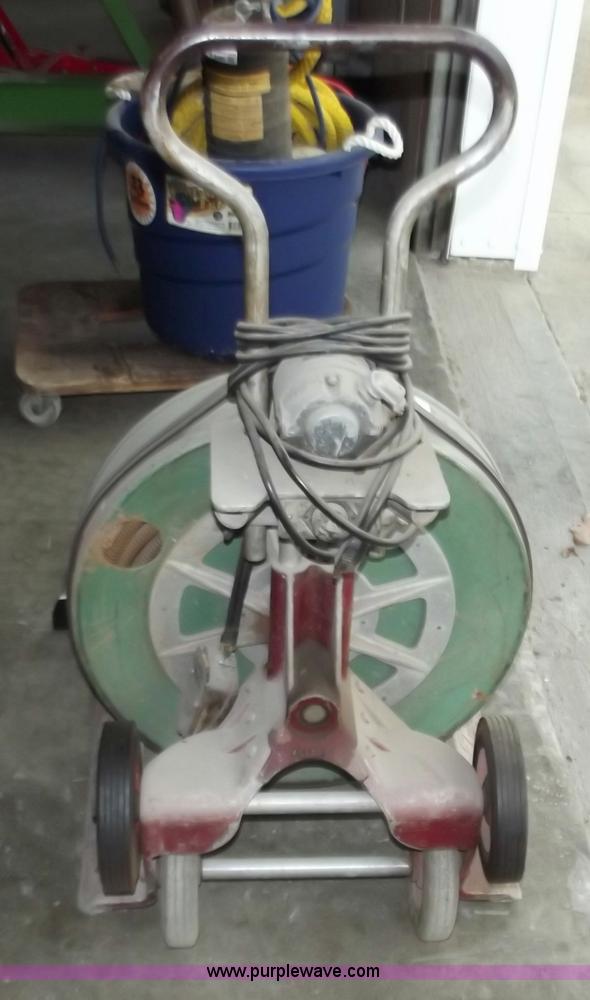 image for item B9186 Spartan 100' electric sewer auger