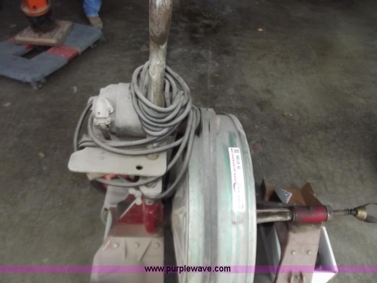 image for item B9186 Spartan 100' electric sewer auger