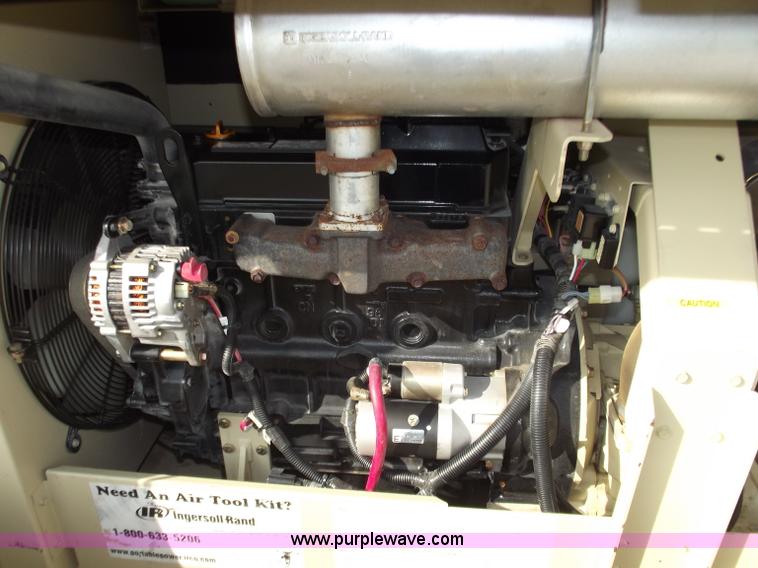 image for item D3778 Ingersoll Rand 185 Platinum Series towable compressor