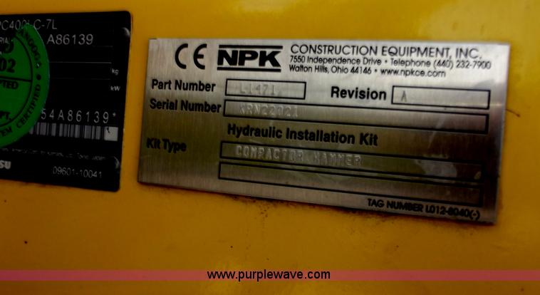 image for item D3783 2004 Komatsu PC400LC-7L excavator