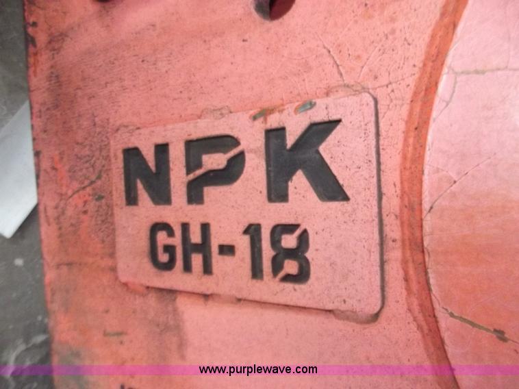 image for item D3784 2006 NPK GH-18 hydraulic hammer