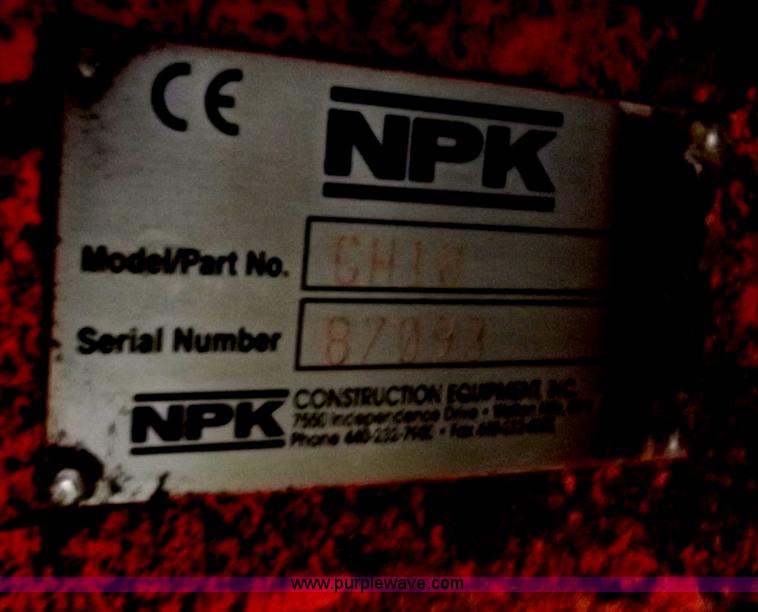 image for item D3784 2006 NPK GH-18 hydraulic hammer