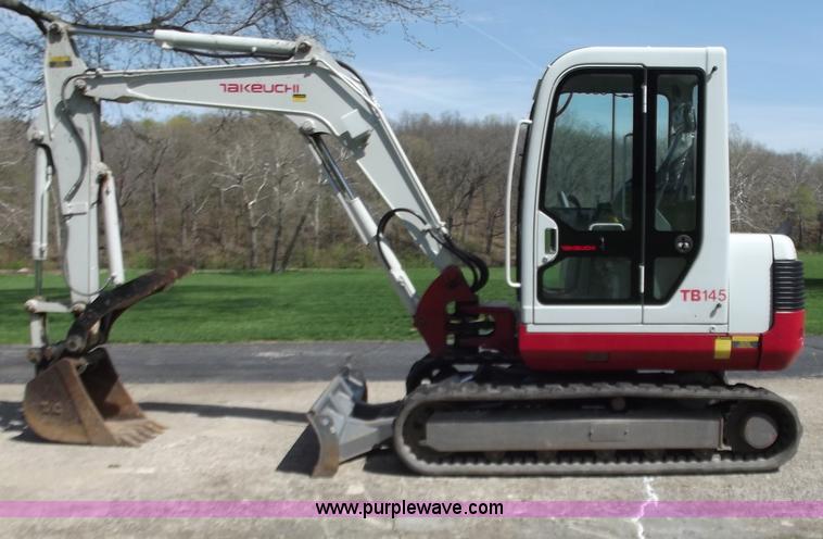 image for item D3791 2006 Takeuchi TB145 compact excavator