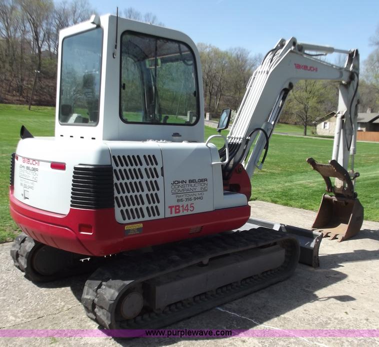 image for item D3791 2006 Takeuchi TB145 compact excavator