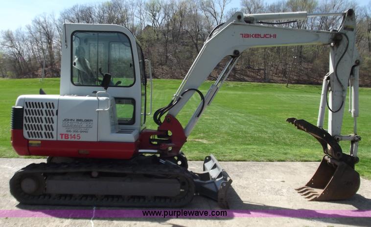 image for item D3791 2006 Takeuchi TB145 compact excavator