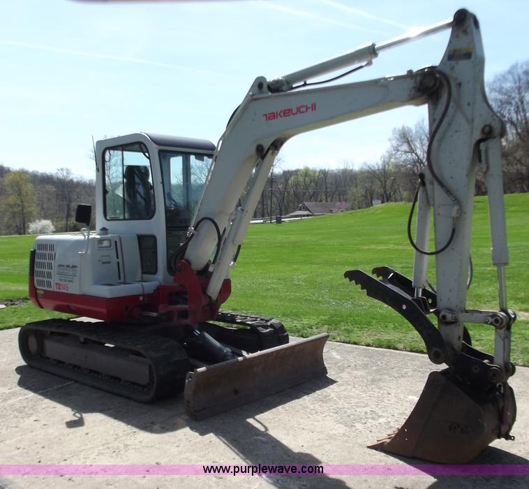 image for item D3791 2006 Takeuchi TB145 compact excavator