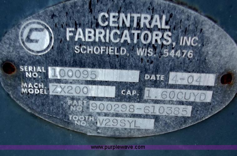 image for item D3794 48" excavator bucket with six teeth