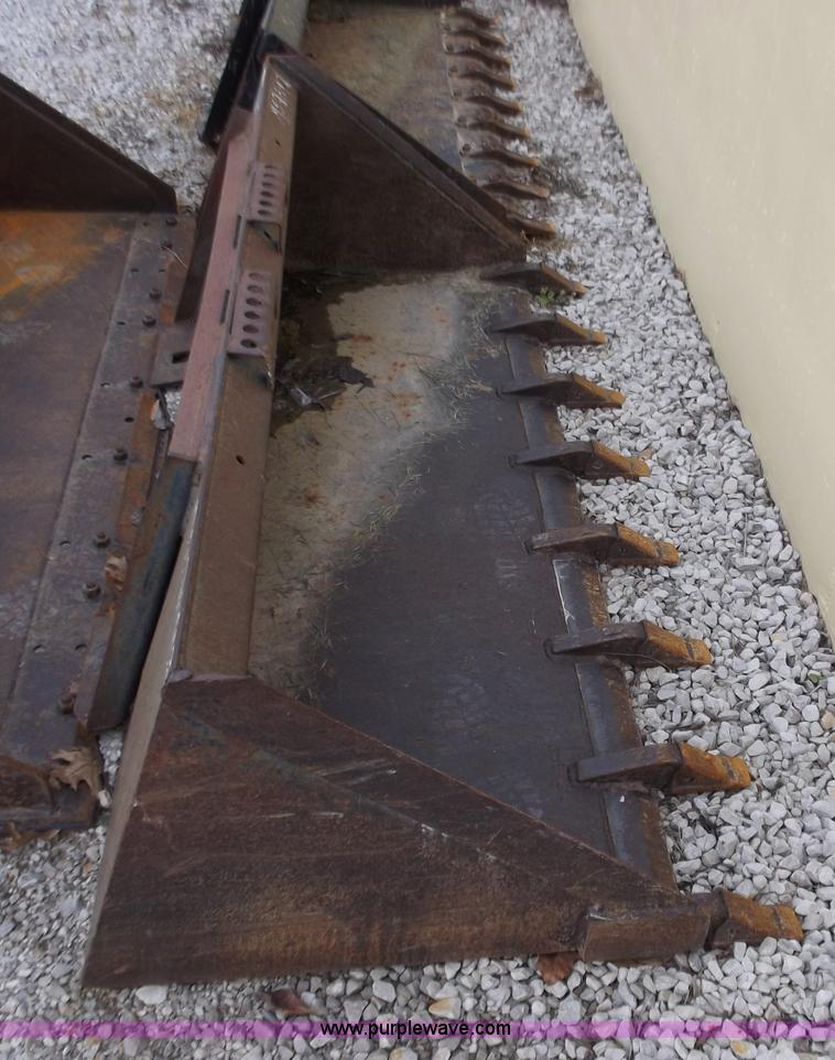 image for item D3819 71"W skid steer bucket