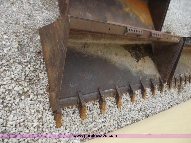 image for item D3819 71"W skid steer bucket