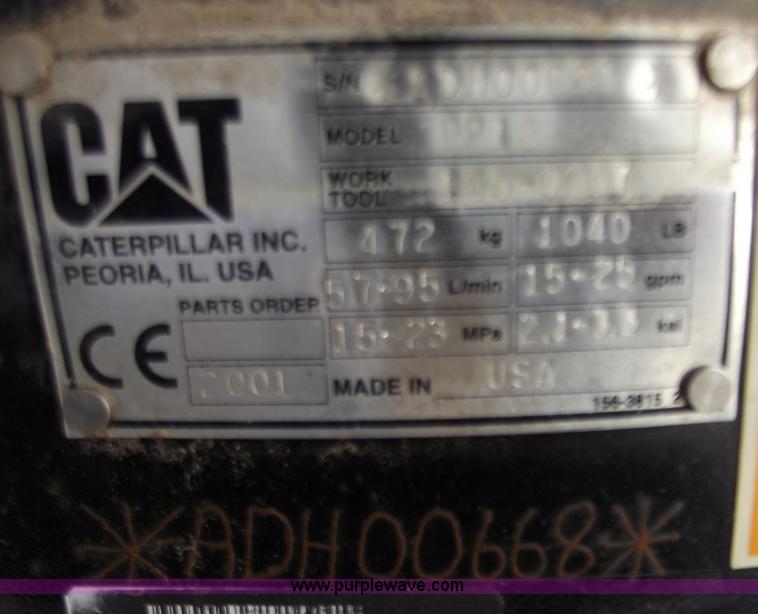 image for item D3820 Caterpillar BP18 pickup broom