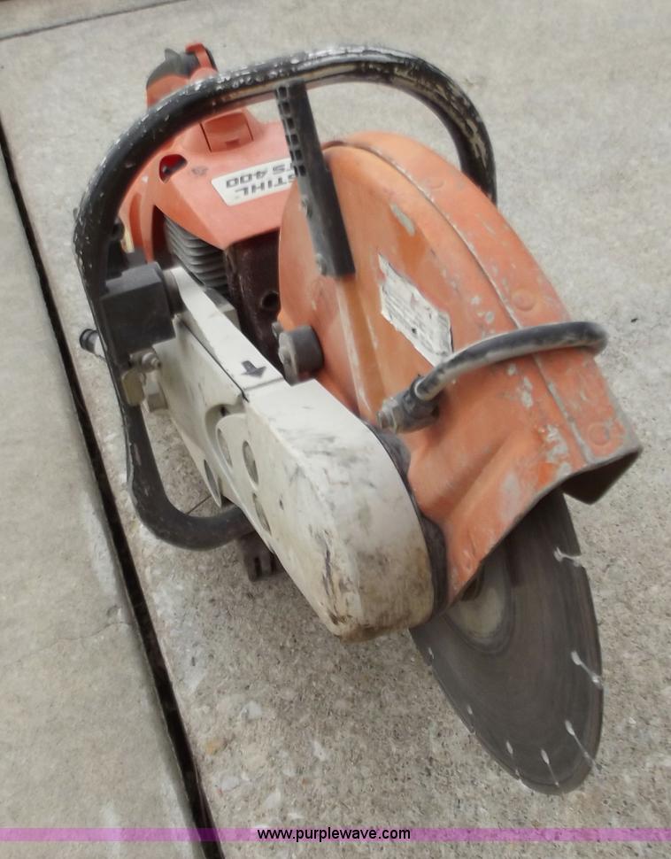 image for item D3828 Stihl TS400 cutoff saw