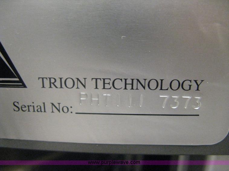 image for item A6152 Trion Technology ion etching machine with support components
