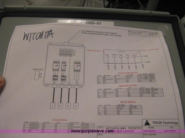 image for item A6152 Trion Technology ion etching machine with support components