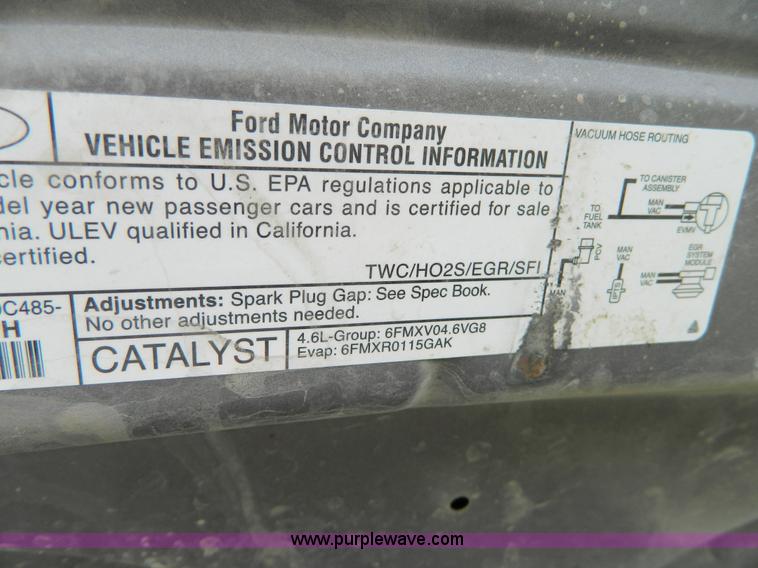 image for item B3598 2006 Ford Crown Victoria Police Interceptor