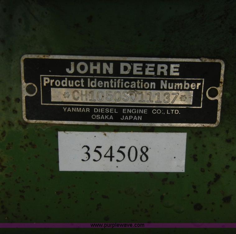 image for item C4261 1984 John Deere 1050 tractor