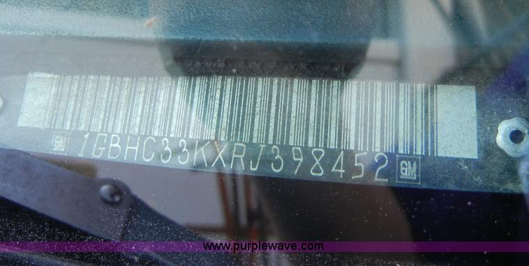 image for item C4374 1994 Chevrolet C3500 crew cab service truck