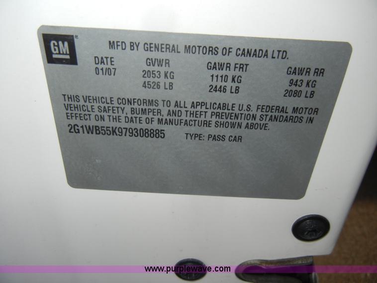 image for item C4380 2007 Chevrolet Impala LS