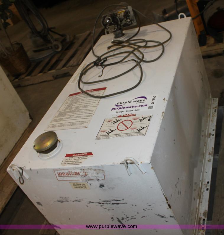 image for item D7650 Weatherguard 100 gallon fuel tank with 12v pump